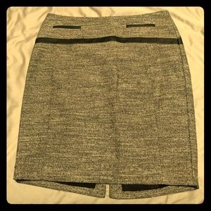 NWOT Express Grey Pencil Skirt
